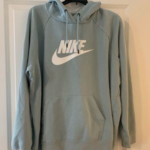 NIKE light blue hoodie XXL